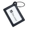 Dacasso Travelers Envy Luggage Tag with Metal Strap - Black EI-1013